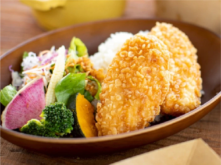 揚げ玉衣の竜田揚げ