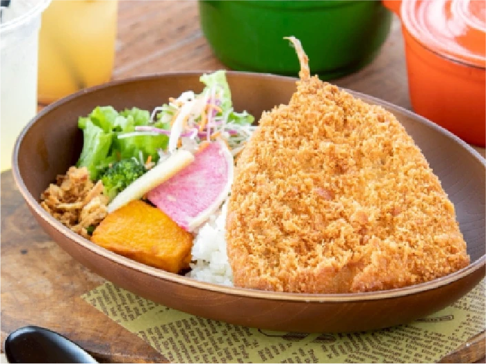 特大アジフライ弁当