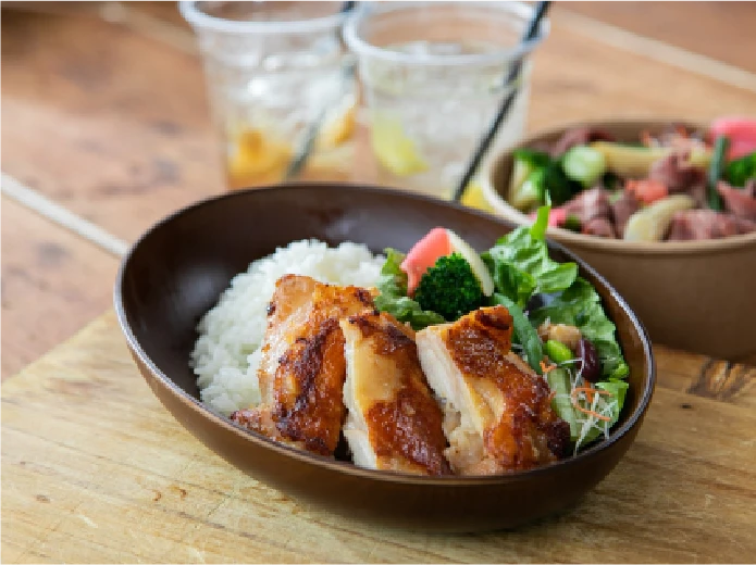 若鶏のチキンステーキ弁当