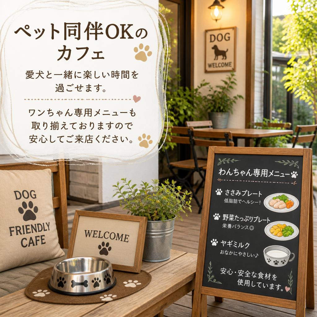 愛犬も一緒に