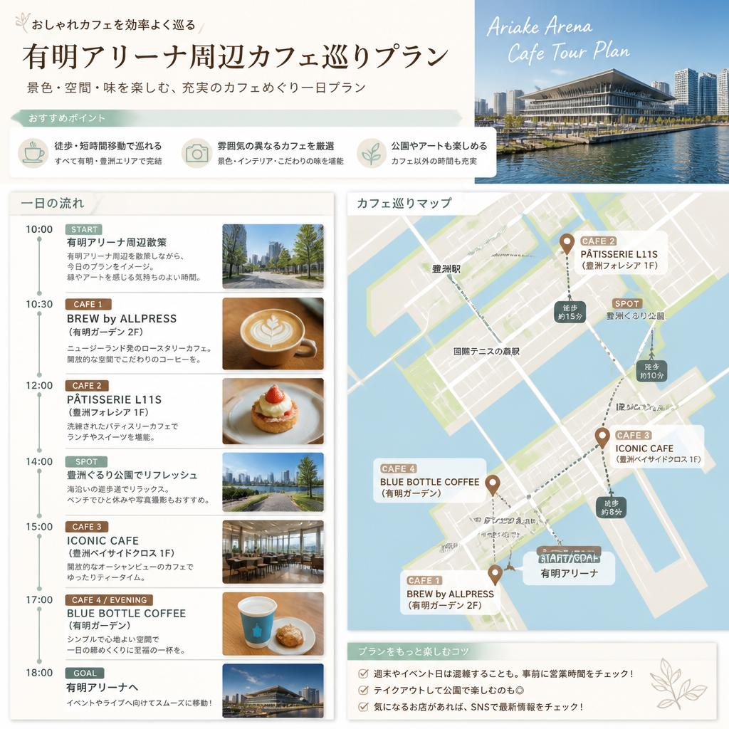 おすすめのカフェ巡りプラン