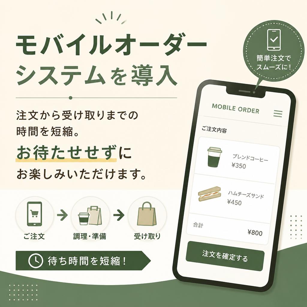 スムーズなご注文体験